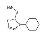 N-cyclohexyl-2-thiazolinylsulfenamide结构式