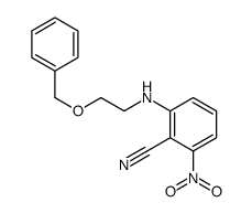 2-nitro-6-(2-phenylmethoxyethylamino)benzonitrile结构式