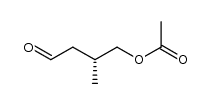 (R)-2-methyl-4-ketobutyl acetate结构式