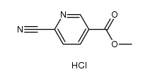 methyl 6-cyanonicotinate hydrochloride Structure