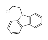 9H-Carbazole,9-(2-chloroethyl)-结构式
