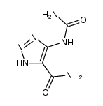 (5-carbamoyl-1H-[1,2,3]triazol-4-yl)-urea结构式