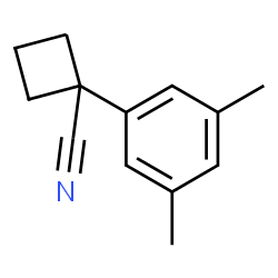 1-(3,5-二甲基苯基)环丁烷-1-腈结构式