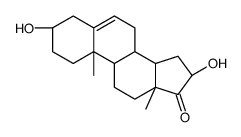 16α-hydroxy-3β-dehydroepiandrosterone Structure