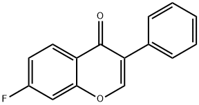 7-fluoro-3-phenyl-4H-chroMen-4-one结构式