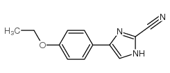 (9ci)-4-(4-乙氧基苯基)-1H-咪唑-2-甲腈结构式