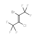 2-Bromo-3-chlorohexafluoro-2-butene Structure