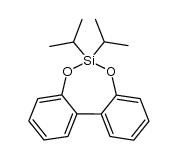 6,6-diisopropyldibenzo[d,f][1,3,2]dioxasilepine结构式