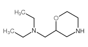 Diethyl-morpholin-2-ylmethylamine Structure