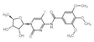 N-[1-[(2R,3R,4S,5R)-3,4-dihydroxy-5-methyloxolan-2-yl]-5-fluoro-2-oxopyrimidin-4-yl]-3,4,5-trimethoxybenzamide Structure