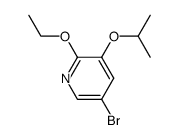 5-bromo-2-ethoxy-3-isopropoxypyridine structure