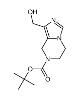 1-Hydroxymethyl-5,6-dihydro-8H-imidazo[1,5-a]pyrazine-7-carboxylicacidtert-butylester Structure