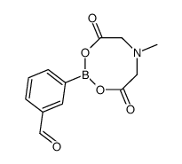 3-甲酰苯基硼酸甲基亚氨基二乙酸酯结构式
