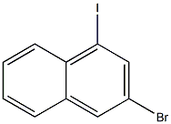 3-Bromo-1-iodonaphthalene Structure