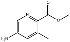 5-氨基-3-甲基吡啶-2-羧酸甲酯结构式