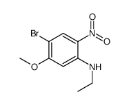 4-Bromo-N-ethyl-5-methoxy-2-nitroaniline Structure