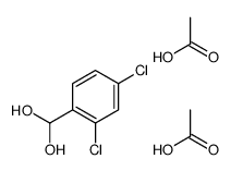 acetic acid,(2,4-dichlorophenyl)methanediol structure