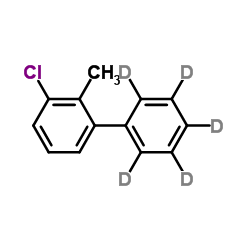 3-Chloro-2-methyl(2',3',4',5',6'-2H5)biphenyl结构式