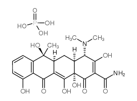 磷酸四环素复合物结构式