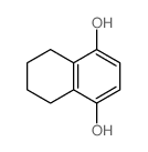 1,4-Naphthalenediol,5,6,7,8-tetrahydro- Structure