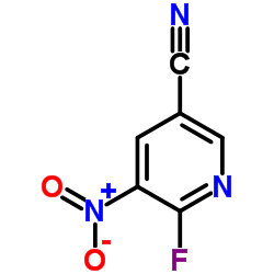 6-Fluoro-5-nitronicotinonitrile Structure