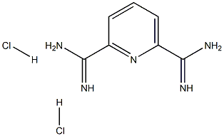 吡啶-2,6-二甲脒二盐酸盐结构式