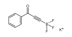 potassium trifluoro(3-oxo-3-phenylprop-1-yn-1-yl)borate结构式