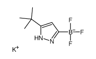 Potassium (3-(tert-butyl)-1H-pyrazol-5-yl)trifluoroborate Structure