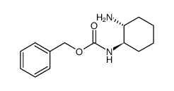 1-(N-苄氧基羰基)-反式-环己烷-1,2-二胺结构式