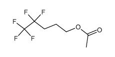 4,4,5,5,5-pentafluoropentyl acetate结构式
