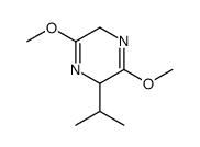 2-异丙基-3,6-二甲氧基-2,5-二氢吡嗪结构式