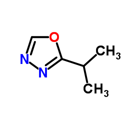 2-异丙基-1,3,4-噁二唑结构式