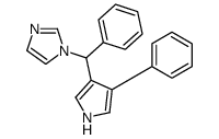 1-[phenyl-(4-phenyl-1H-pyrrol-3-yl)methyl]imidazole Structure