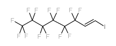 1H,2H-PERFLUORO-1-IODOOCT-1-ENE structure