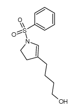4-(1-(phenylsulfonyl)-4,5-dihydro-1H-pyrrol-3-yl)butan-1-ol Structure