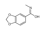 N-methyl-1,3-benzodioxole-5-carboxamide结构式