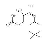 (S)-4-氨基-5-(4,4-二甲基环己基氨基)-5-氧代戊酸结构式