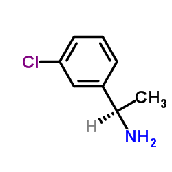 (R)-1-(3-氯苯基)乙胺结构式