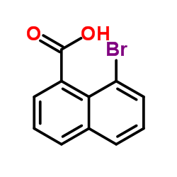 8-Bromo-1-naphthoic acid Structure