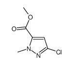 3-氯-1-甲基-1H-吡唑-5-羧酸甲酯结构式