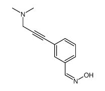 3-[3-(二甲基氨基)-1-丙炔]苯甲醛 肟结构式