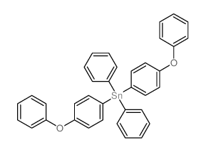 BIS(p-PHENOXYPHENYL)DIPHENYLTIN Structure