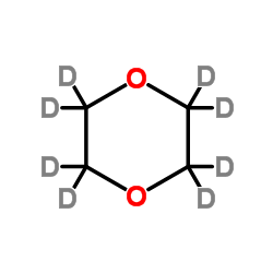1,4-氘代二氧六环结构式