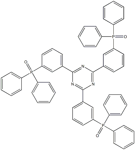 2,4,6-Tris[3-(diphenylphosphinyl)phenyl]-1,3,5-triazine Structure