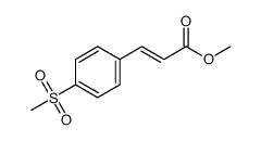 methyl (2E)-3-[4-(methylsulfonyl)phenyl]acrylate Structure