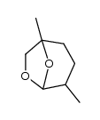1,4-dimethyl-6,8-dioxa-bicyclo[3.2.1]octane结构式