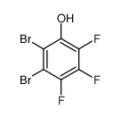 1,2-Dibrom-trifluorphenol结构式