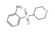 4-[(2-氨基苯基)磺酰基]吗啉结构式