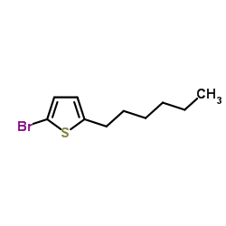 5-溴-2-己基噻吩结构式