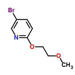 5-溴-2-(2-甲氧基乙氧基)吡啶结构式